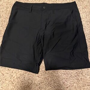 Zella Men's Classic Black Flat Front Shorts